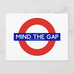Mind The Gap (in salaris, in macht, in vertrouwen) Feestdagenkaart