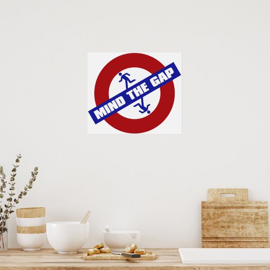 MIND_THE_GAP POSTER (Keuken)