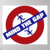 MIND_THE_GAP POSTER (Voorkant)