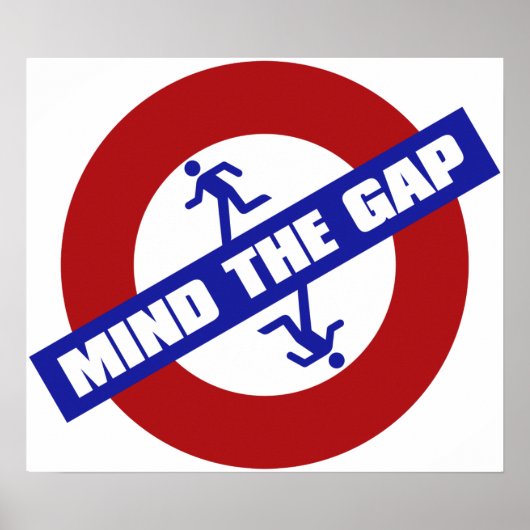 MIND_THE_GAP POSTER (Voorkant)