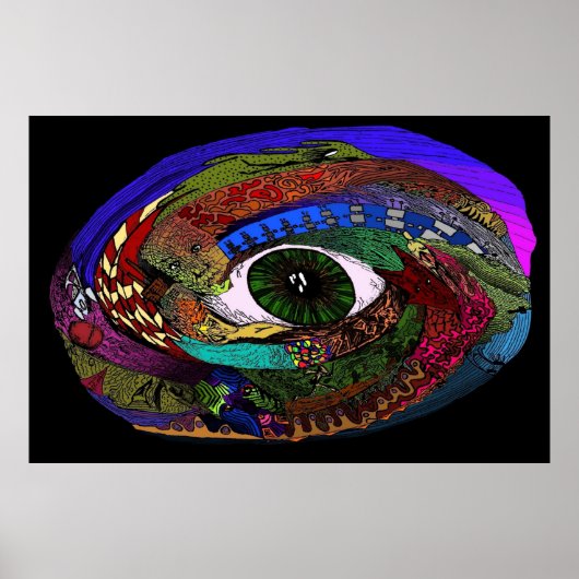 Mind Warp Galaxy Poster (Voorkant)