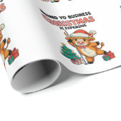 Mind Your Business Christmas Is Expensive Cow Xmas Cadeaupapier (Rol Hoek)