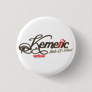 Mindachtige Button (rood/bruin)