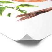 Mindanao Bleeding Heart Endemic Philippine Bird Poster (Hoek)