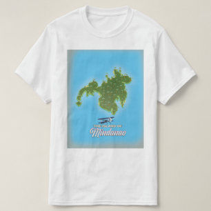 Mindanao-kaart T-shirt
