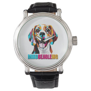 Mindbeagleing Beagle Dog Horloge