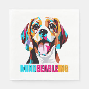 Mindbeagleing Beagle Dog Servet