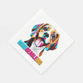 Mindbeagleing Beagle Dog Servet (Hoek)