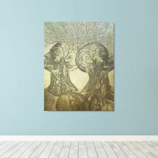 Mindblower verpakt canvas afdruk (Insitu (Houten vloer))