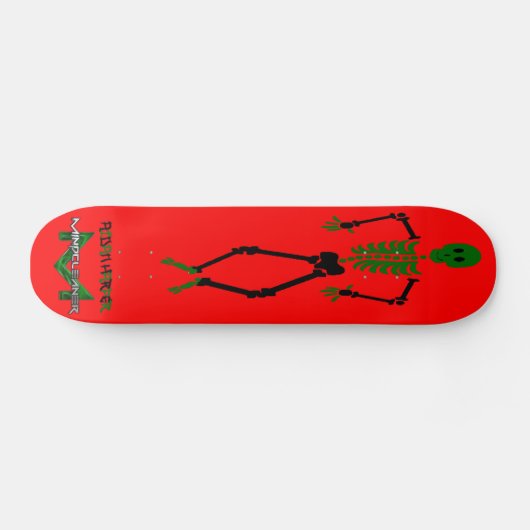 Mindcleaner Skelleton Persoonlijk Skateboard (Horizontaal)
