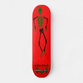 Mindcleaner Skelleton Persoonlijk Skateboard (Voorkant)