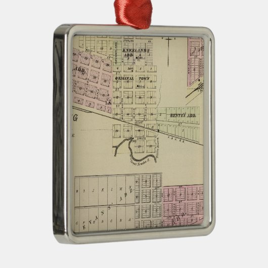 Minden, Nebraska Metalen Ornament (Rechts)