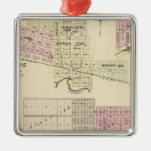 Minden, Nebraska Metalen Ornament (Voorkant)