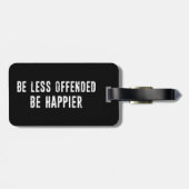 Minder aangeboden zijn gelukkiger bagagelabel (Achterkant horizontaal)