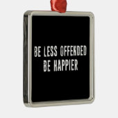 Minder aangeboden zijn gelukkiger metalen ornament (Rechts)