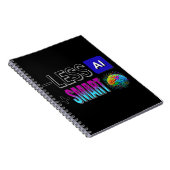 MINDER AI MEER SLIMME HERSENEN! NOTITIEBOEK (Rechterzijde)