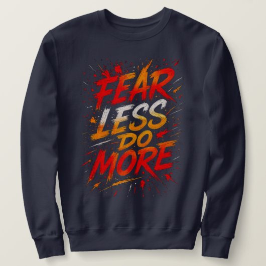 Minder Angst, Meer Doen T-shirt (Design voorkant)