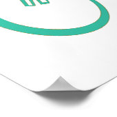 Minder auto's meer fietsen poster (Hoek)