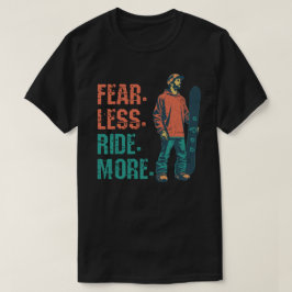 Minder bang, meer rijden t-shirt
