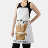 Minder betreurt meer stokbrood Grappig Frans brood Schort (Insitu)