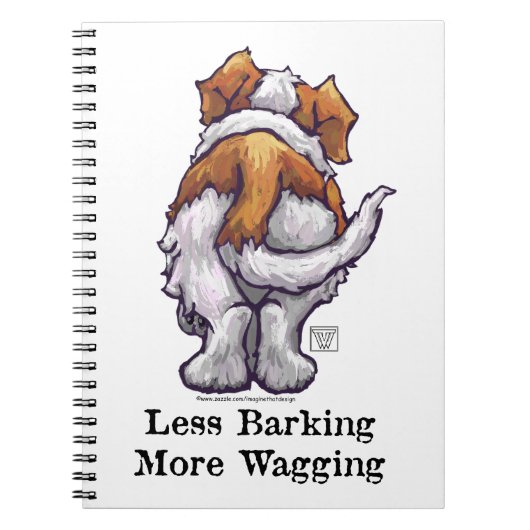 Minder blaffen, meer kwispelen notitieboek (Voorkant)