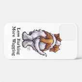 Minder blaffen, meer kwispelende Hoesje-mate iPhon Case-Mate iPhone Case (Achterkant (horizontaal))