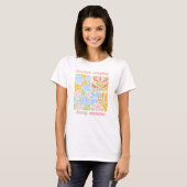 Minder bloemen, meer gevoel t-shirt (Voorkant volledig)
