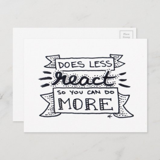 minder ? briefkaart (Voorkant / Achterkant)