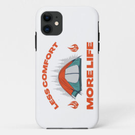 MINDER COMFORM MEER LEVENSMATIGE kampeerreis Case-Mate iPhone Case