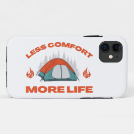MINDER COMFORM MEER LEVENSMATIGE kampeerreis Case-Mate iPhone Case