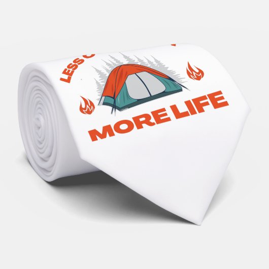 MINDER COMFORM MEER LEVENSMATIGE kampeerreis Stropdas (Opgerold)