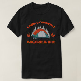 MINDER COMFORM MEER LEVENSMATIGE kampeerreis T-shirt