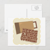 Minder Cowbell nodig! Briefkaart (Voorkant / Achterkant)