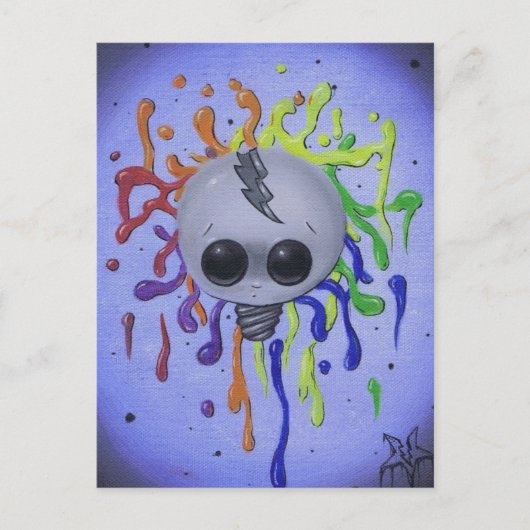 minder dan 40 watt briefkaart (Voorkant)