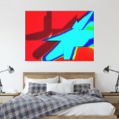 Minder Dan Canvas Afdruk (Insitu (Slaapkamer))