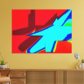 Minder Dan Canvas Afdruk (Insitu (Woonkamer))