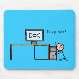 "Minder dan drie" mousepad Muismat