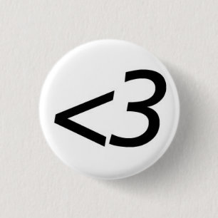 Minder dan drie ronde button 3,2 cm