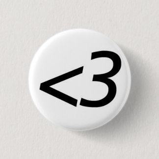 Minder dan drie ronde button 3,2 cm
