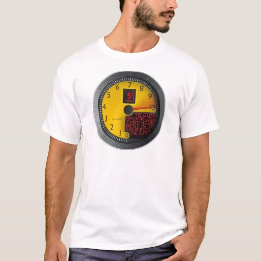 Minder dan je beste t-shirt (Voorkant)