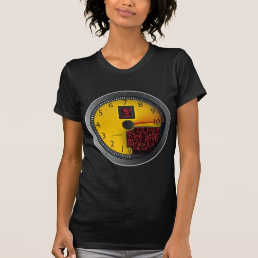 Minder dan je beste t-shirt (Voorkant)