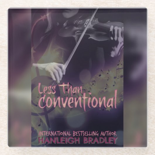 Minder dan normaal glazen onderzetter (Voorkant)