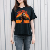 Minder denken, meer leven’ Inspirerend Bigfoot Hoodie