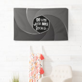 Minder doen met meer focus spandoek (Insitu)