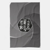 Minder doen met meer focus theedoek (Verticaal)