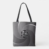 Minder doen met meer focus tote bag (Achterkant)