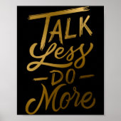 Minder doen poster (Voorkant)