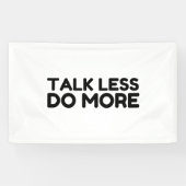 Minder doen spandoek (Horizontaal)