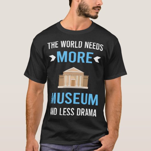 Minder Drama Museum T-shirt (Voorkant)