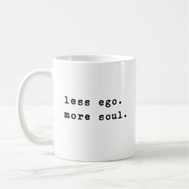 Minder ego | Minimalistische Inspirerend offertes Koffiemok